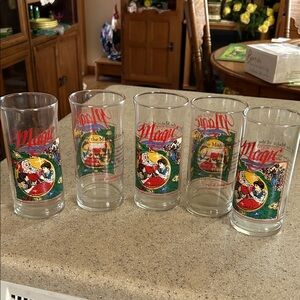 Coca Cola Magic Glass Set - Red and Green
